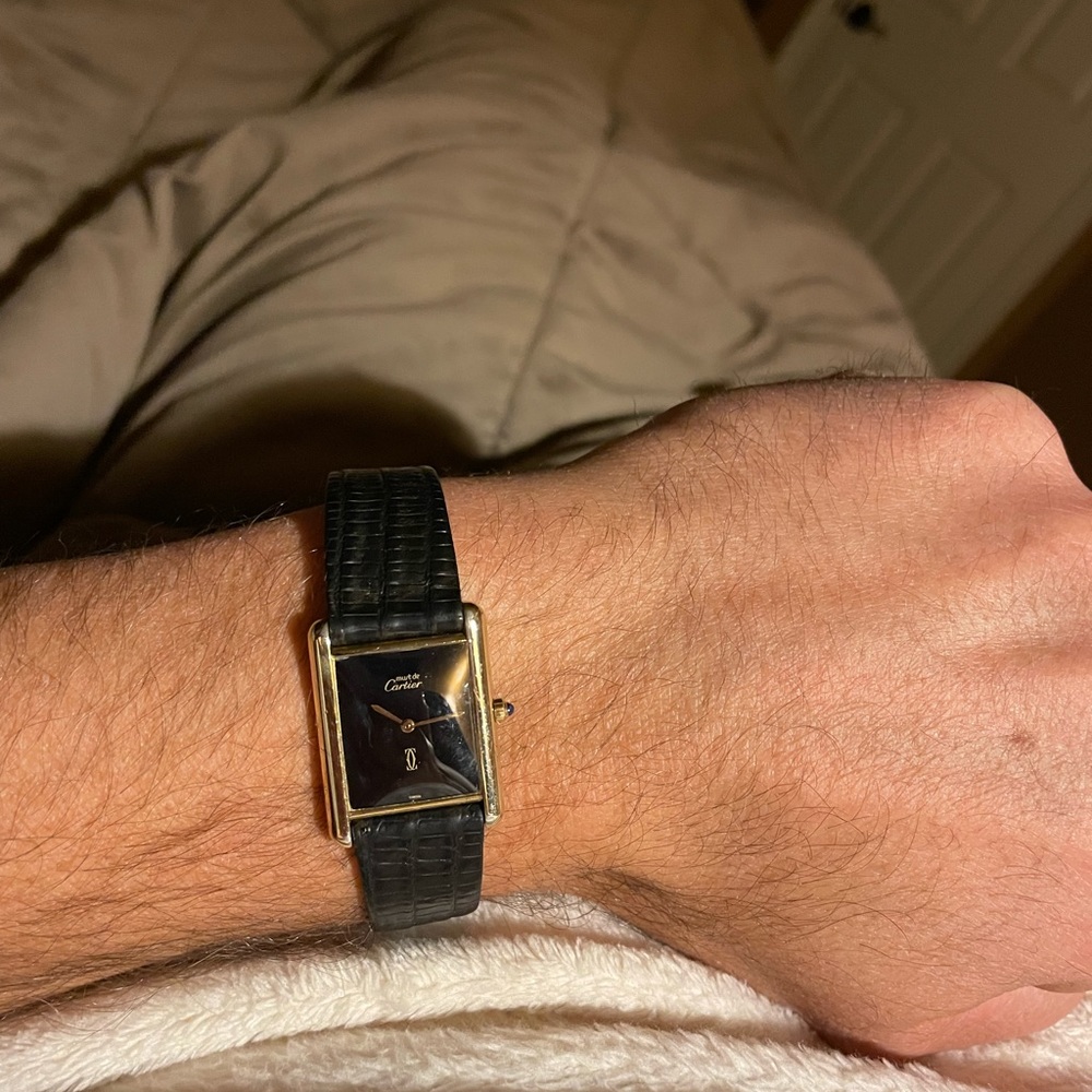 Cartier Tank Vermilion Wrist Watch - Men’s/Unisex